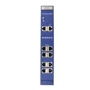 Black Box EME1X8 AlertWerks 8-Port Sensor Expansion Hub, DIN-Rail or Rackmount
